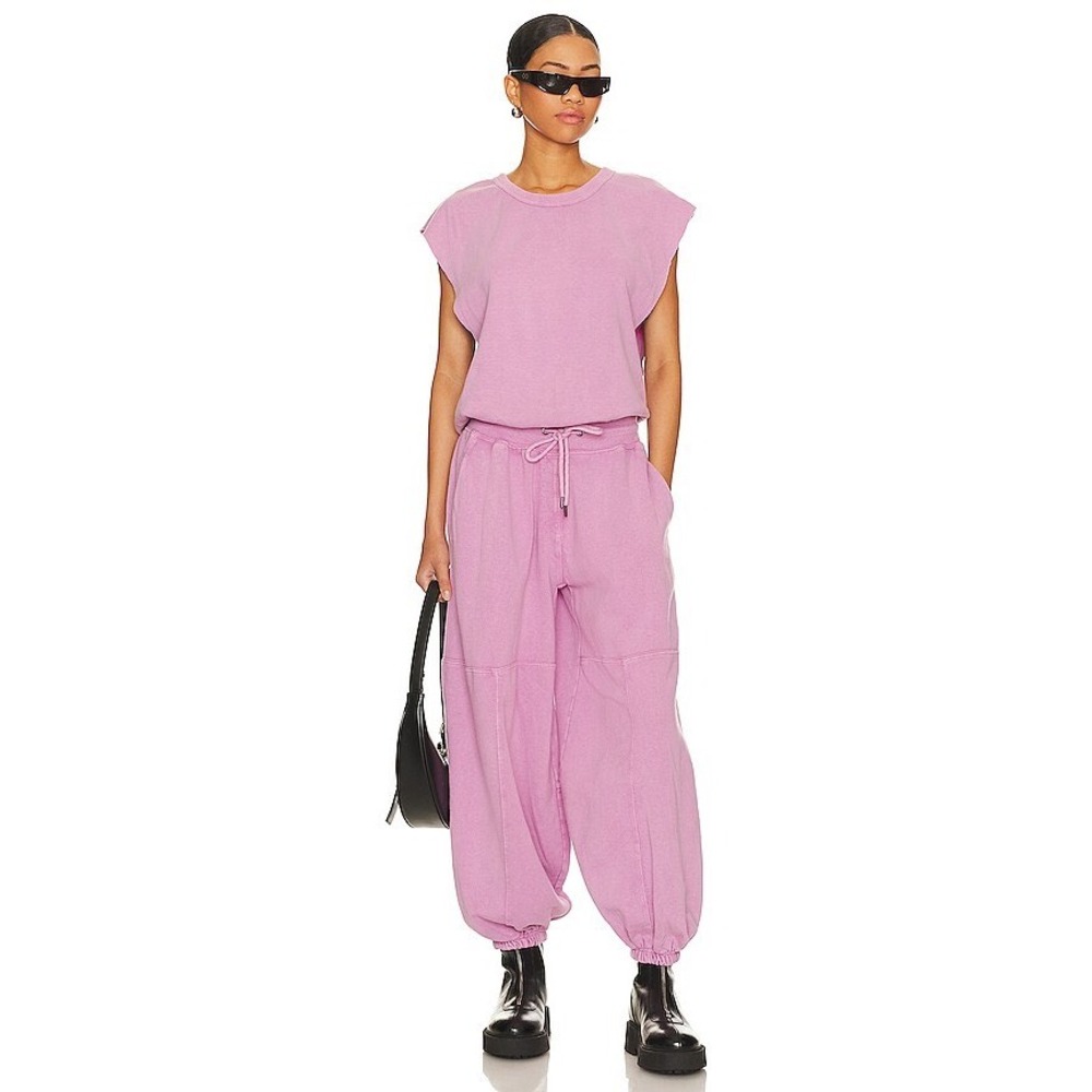 Free People Movement Jumpsuit Women's XS Throw & Go Sleeveless Open Back Jogger